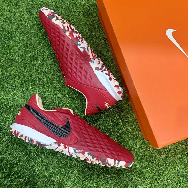 Nike Tiempo Legend 8 Pro TF Play Mode - Cardinal Red/Black/Crimson Tint/White - AT6136-608